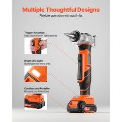 20V Cordless PEX-A Pipe Expander, 3 Heads & Dual Batteries