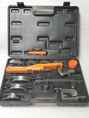 VEVOR Ratcheting Pipe Tube Bender 1/4&Prime;-7/8&Prime; 90&deg; Forward/Reverse Bending 7 Dies