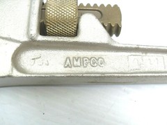 ⭐NEW⭐ Ampco W-212 Non Sparking Bronze Adjustable 14&Prime; Pipe Wrench SPARK PROOF