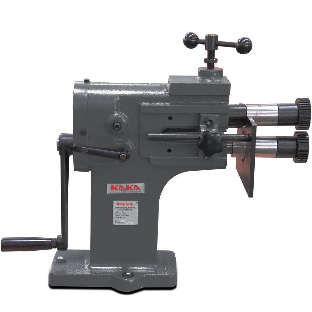 KAKA TB-12, 8-In Heavy-Duty Bead Bender, 18 Ga with 4 Sets Standard Rollers