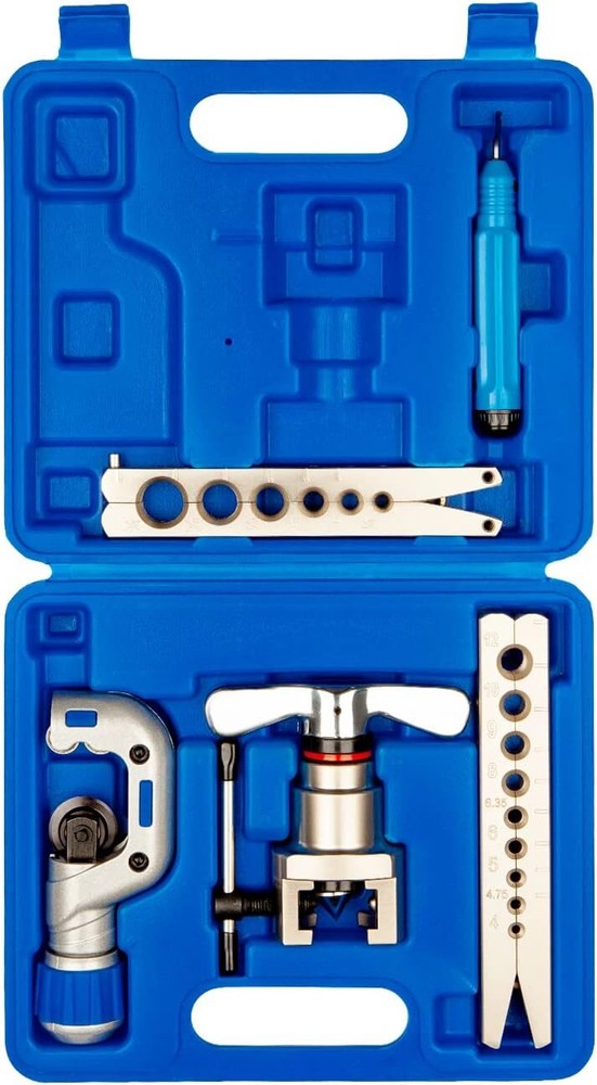Eccentric Flaring Tool Kit Single Flare for 1/4&Prime; &ndash; 3/4&Prime; Aluminum Copper Pipe