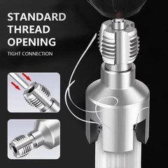2pcs PVC Pipe Threader Kit Internal External Threading Set Plumbing Hand Tool