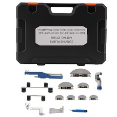 Copper Pipe Bender Ratchet Tube Bender Kit Bending 7 Dies 1/4&Prime;-7/8&Prime;