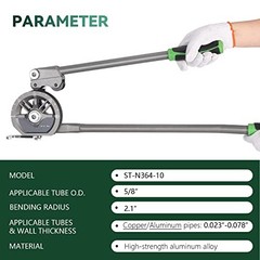 Roller Type Tube Bender for HVAC Copper and Aluminum