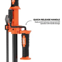 Klein Tools 6 Foot Steel Toilet Auger