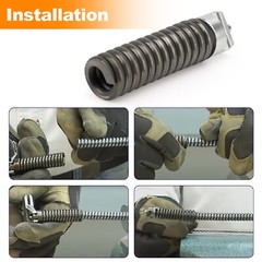 Integral Wound Solid Core Cable Ridgid 91037 3/8&Prime; Drain Cleaning Repair End