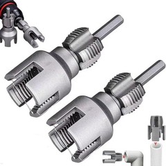 PVC Pipe Threading Tool Kit Dual-Function Internal & External Threader Plumbing