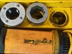 Rems Amigo 2 Pipe Threader Power Driven Die Stock 1 1/4&rdquo;-2&rsquo;
