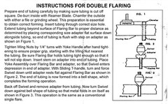 Cal Van Double & Bubble Flaring Tool Metric or SAE Flares w Tube Cutter USA