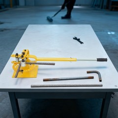 Yellow Manual Bending Tool Pipe Tube Bender Heavy-Duty Tube Bending Tool NEW