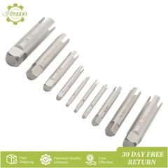 10Pcs 3/4 Claws Broken Tap Extractor Removal Kit 1-10# Screw Extractor Set