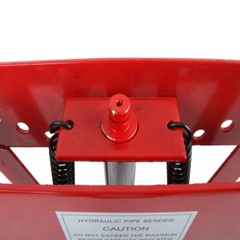 12 Ton Pipe Bender Manual Hydraulic w/6 Dies Piping Bending Exhaust Tube Tools