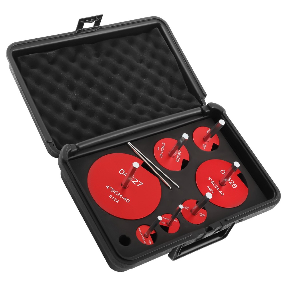 7pcs Plastic Pipe Fitting Reamer Kit for 1/2&Prime; drills PVC pipe reamer tool ABS