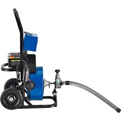 Autofeed Drain Cleaner Machine For 2-4&Prime; Pipe 220 RPM 75&prime; Cable