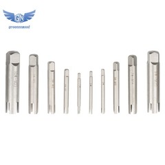 10pcs/Set Broken Tap Extractor Removal Tool Kits Screw Extractor 3/4 Claws