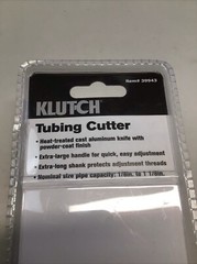 Klutch Tubing Cutter 1/8in to 1 1/8in Item No 39943