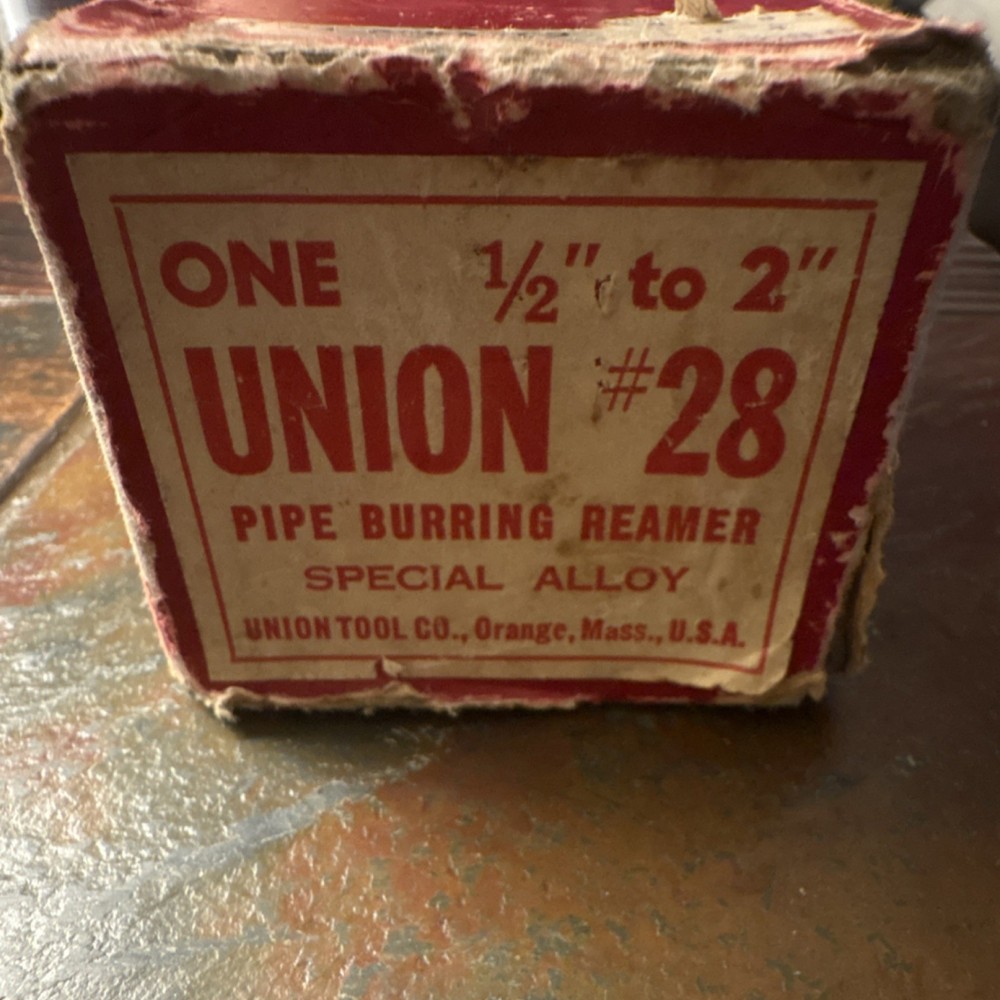 Union Tool Co. 28 Pipe Burring Reamer Special Alloy 1/2&Prime; to 2&Prime;