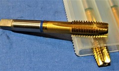 New Guhring M12x1.75 Metric Class 6HX 4-Flute Guhring Powdered Metal TiN Finish