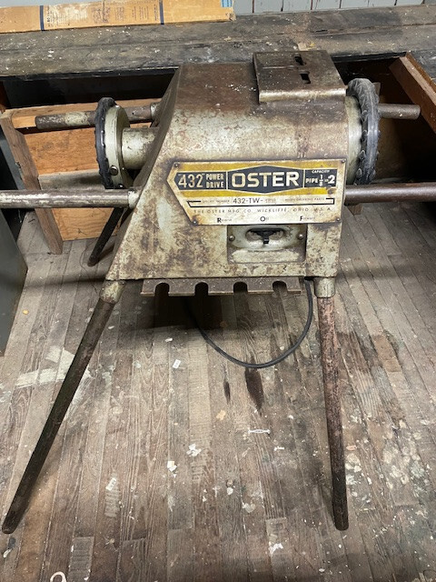 Reliable Oster Model #432 Commercial Power Pipe Threader (up to 2&Prime; pipe)