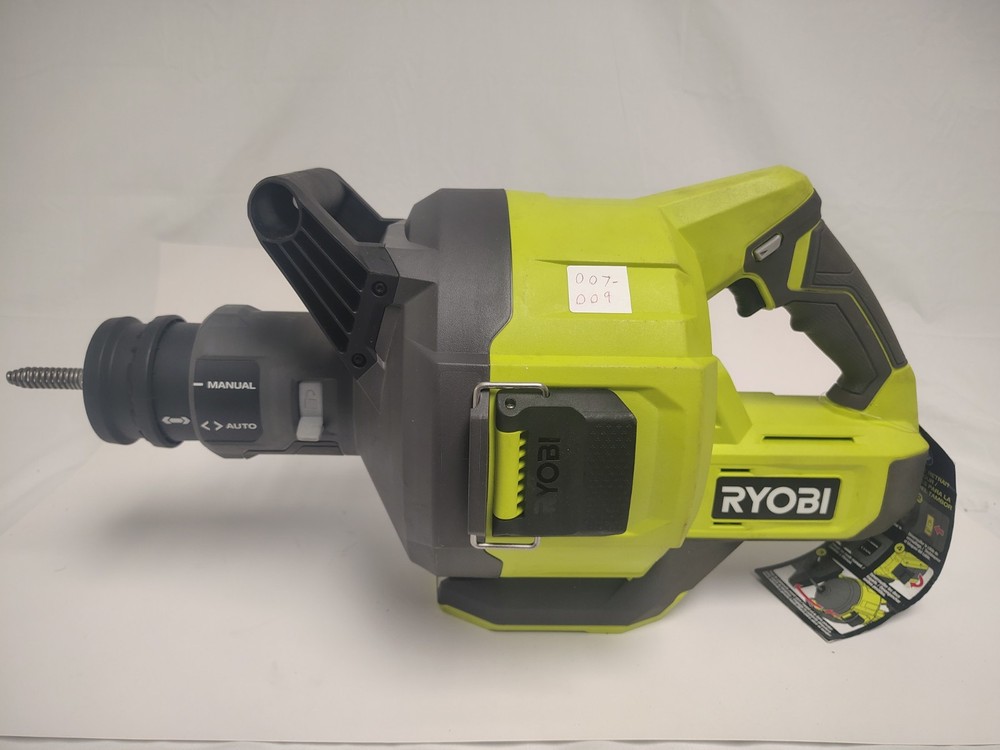 Ryobi PCL457 ONE+ 18V LINK Drain Auger Drum Machine Tool Only Used Tested