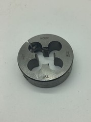 Morse Tool 11/16-16 Adjustable Round Split Die Carbon Steel USA (#2278) (B-1-S)