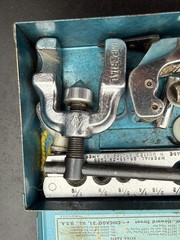 Vintage Imperial Tubing Tool Kit 1225-F Flare & Cutting Set w Metal Case