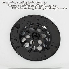 Matte Black Trip Lever Tub Trim Kit Set with Overflow Matt