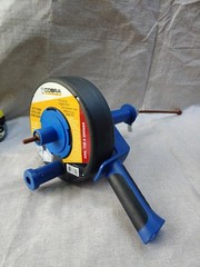 Cobra Tools 1/4 In X 25 Ft Pistol Grip Power Drum Drain Auger MPN 86250-6 v1018