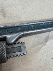 Vintage Craftsman 10&Prime; Pipe Wrench Adjustable Jaw Heavy Duty USA Made Plumbing