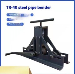 Manual Pipe Bending Machine TR40 for Bending Metal Pipes/ Flat Iron Square Steel