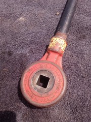 Ridgid D223 1 Inch Square Drive Ratchet Threader Head & (1) Handle Made In USA