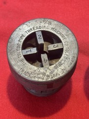 TOLEDO PIPE THREADER DIES (5 Pcs) 1/8 in &ndash; 1/4 in &ndash; 3/8 in &ndash; 1/2 in &ndash; 3/4 in USA