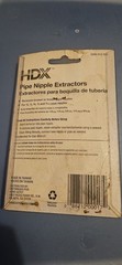HDX Pipe Nipple Extractor Set (5-Piece) NOS