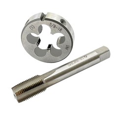 5/818 Tap And Die Set UNF Machine Thread Tap Round Thread Right Hand HSS