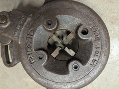 Ridgid 500B 1/4 to 1&Prime; Quick Opening Bolt Threading Die Head W/ Installed Dies