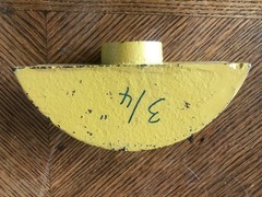 Generic cast-iron 3/4&Prime; Pipe Bender Die in good condition