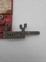 Snap-on TF-5 Metric Double Flaring Tool Kit Red Case Missing Pieces