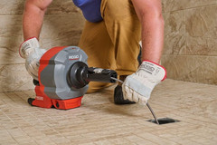 Cordless Drain Snake with 25&prime; Cable, 18V Battery &ndash; Professional Cleaner