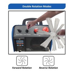 110V Portable Ventilation Duct Cleaning Machine Dia.50-1000mm/1.97-39.37 in