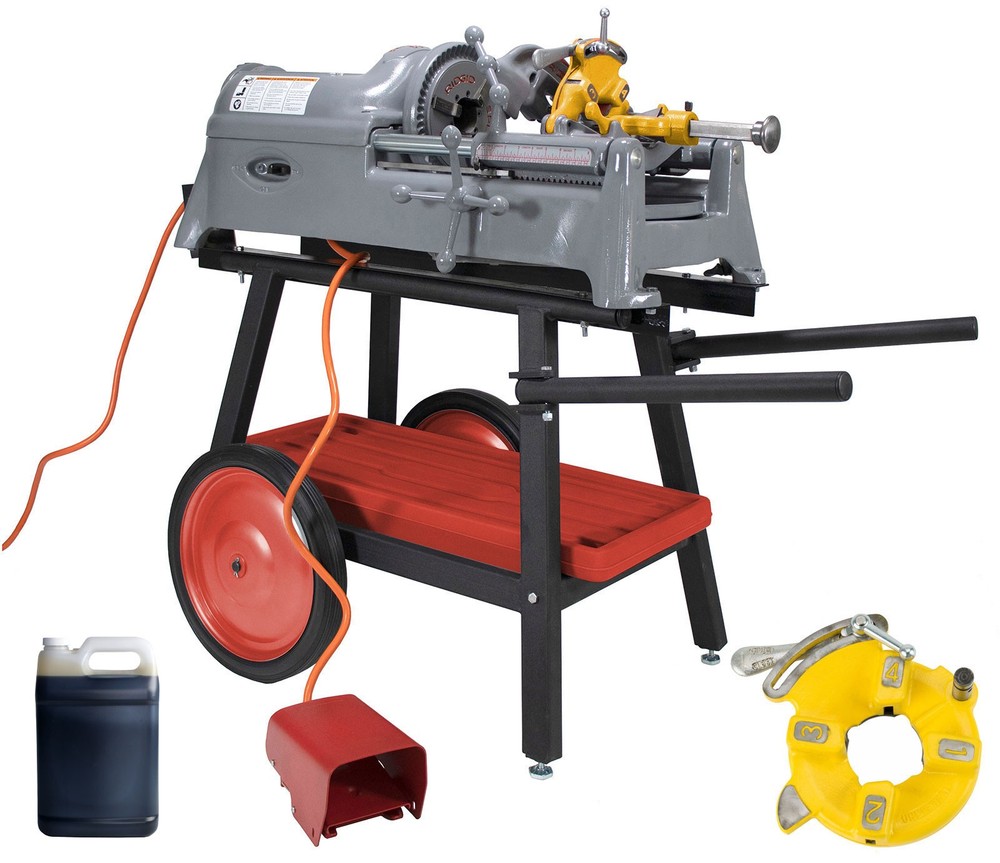 Reconditioned RIDGID&reg; 535 V1 Pipe Threader with Steel Dragon Tools&reg; Accessories