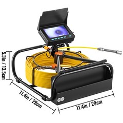 Sewer Camera Pipe Inspection Camera 30M / 98.4FT Cable 4.3 In. LCD Monitor