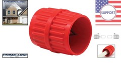 Effortless Burr Removal Pipe Reamer 1/8 in to 1-5/8 in &ndash; Lightweight Red Design