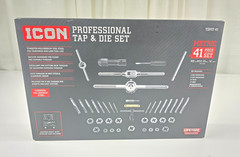 ICON 41pc. METRIC Professional Tap & Die Set with Storage Case Model #59159 NEW