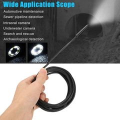Pipe Inspection Camera Endoscope Video Sewer Drain Cleaner Waterproof Snake USB
