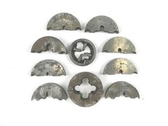 VTG USED WILEY & RUSSEL TOOLS TAP DIES AND HOLDER 3 5/16-18 NC, 5/8-14, 1/4-20