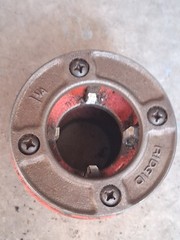 Ridgid 12-R, 1-1/4&Prime; Pipe Threader Die Cutting Edges In Great Condition