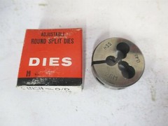 2.6M x 0.45 x 1&Prime; High Speed Steel Adjustable Round Split Die
