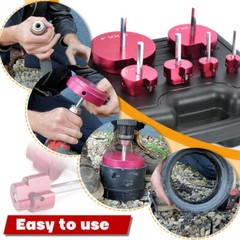 04520 For PPRK5 Plastic Pipe Fitting Reamer Kit fit into standard 1/2&Prime; drills