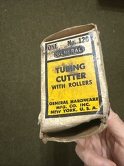 Vintage General Hardware Tubing Cutter w/ Reamer &ndash; NY, NY USA 🇺🇸 NOS