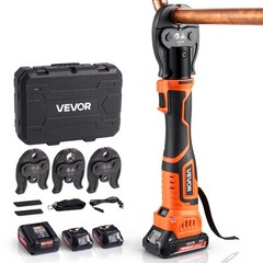 VEVOR ProPress Tool Kit 18V Electric Crimping Tool for 1/2&Prime; 3/4&Prime; 1&Prime; Copper Pipes